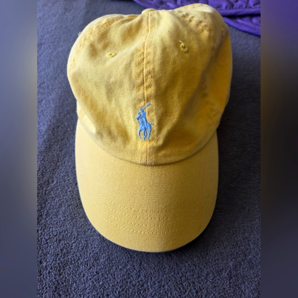 Polo by Ralph Lauren Yellow and Blue Baseball Hat